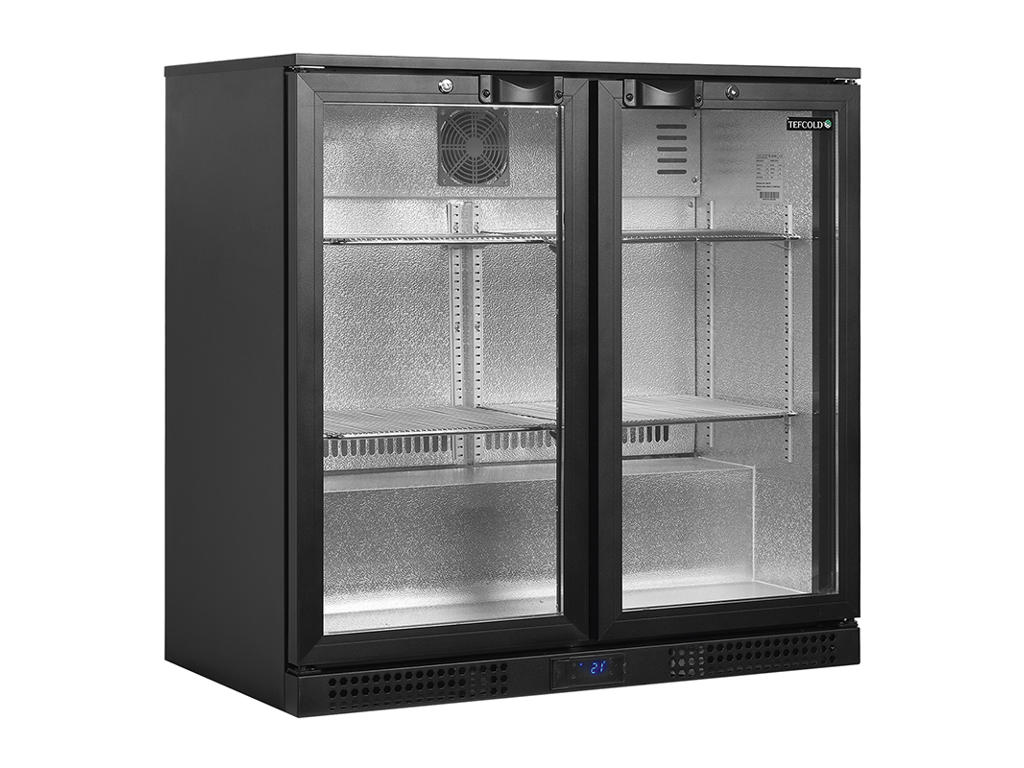 Backbar 188 ltr. Black 2 doors