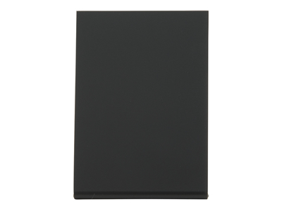 Table board L-shaped 11.5x7.5x4.5 cm black