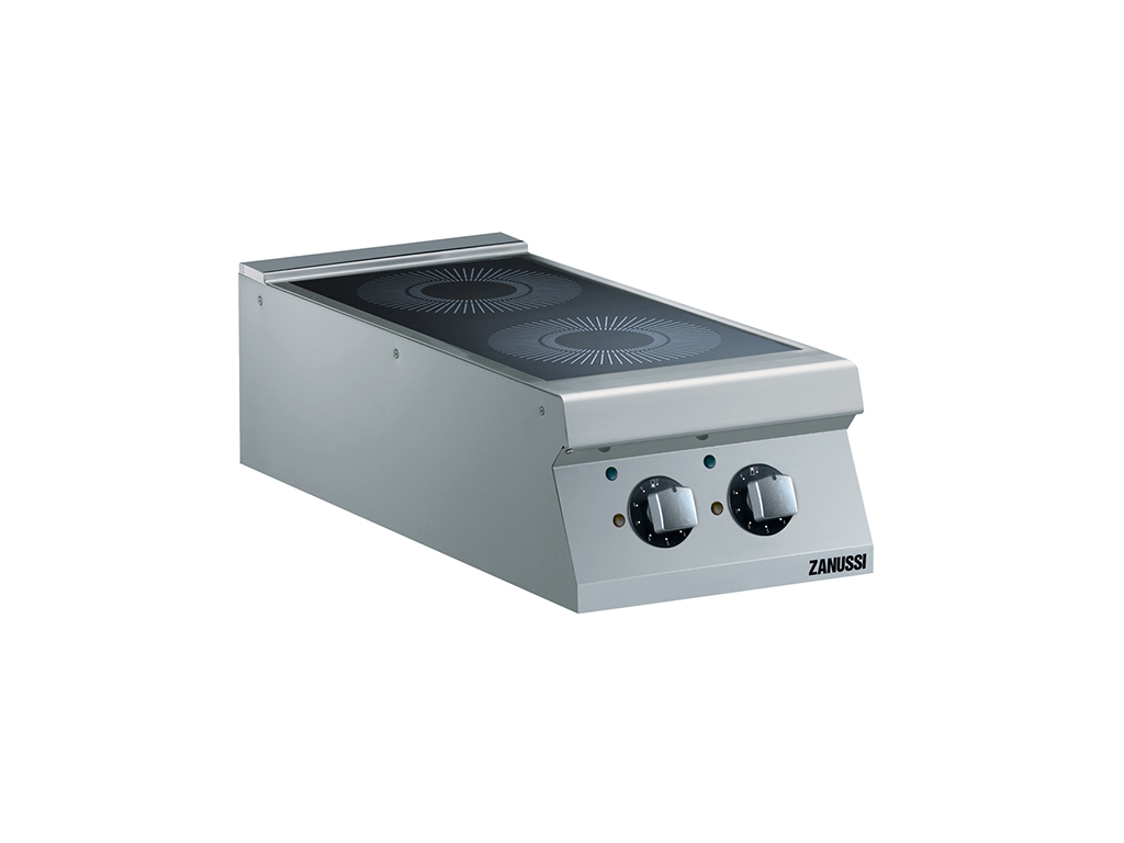 Induction cooking table 2 zones electric 400 mm 900