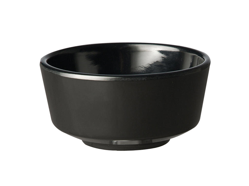 Melamine bowl black Ø 5.5 cm, H: 3 cm