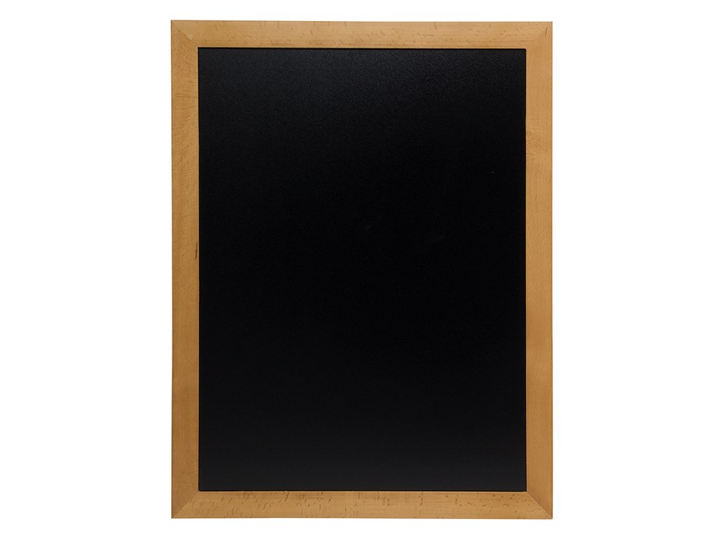 Board 70x90 cm teak lacquered frame