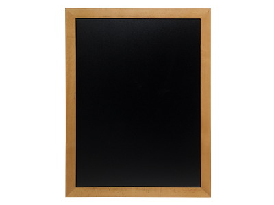 Board 70x90 cm teak lacquered frame