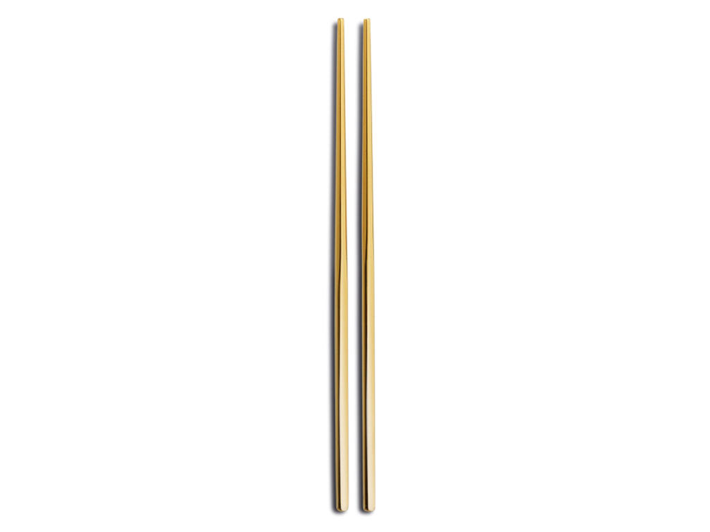 Chopsticks 2 pcs. Gold 23 cm
