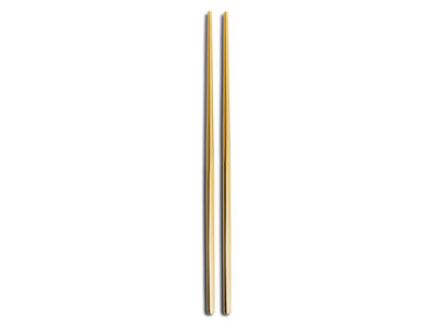 Chopsticks 2 pcs. Gold 23 cm