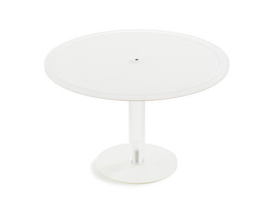 Cake stand on foot 33 cm White Mealplak