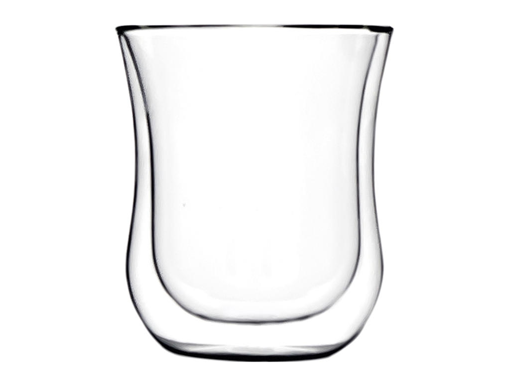 Glass Coffee N More 18 cl Double Wall