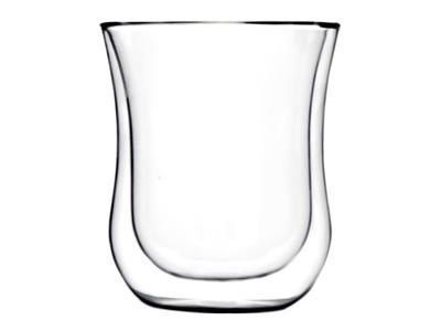 Glass Coffee N More 18 cl Double Wall