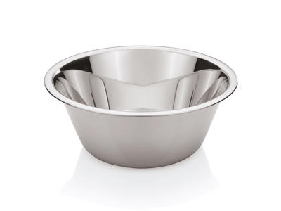 Conical stainless steel bowl 0.7 liters Ø 14cm