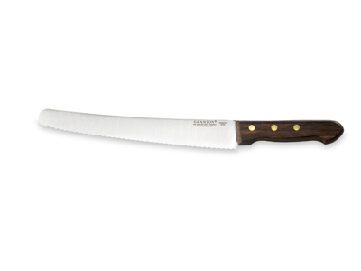 Universal knife, 25 cm, Granton, wooden handle