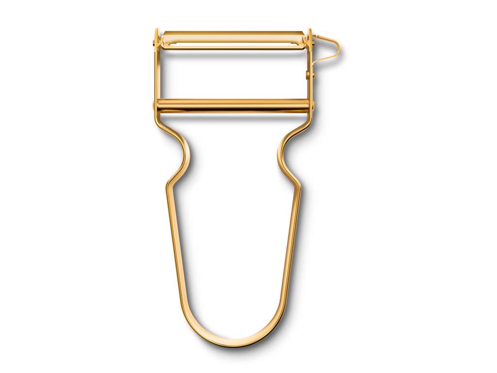 Thin Peeler, Victorinox REX, Gold Plated