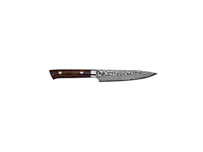 Decorative knife, 13 cm, Takefu, VG-10, 61 layers, Ironwood handle
