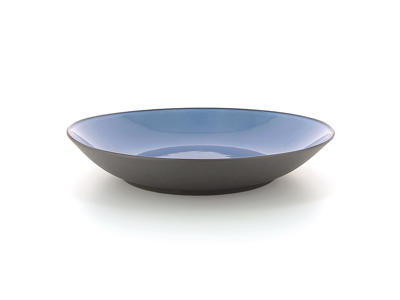 Plate Deep Ø27 cm Blue Equinoxe