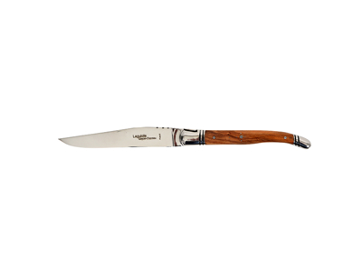 Steak knife, Laguiole Prestige, Handle of olive wood