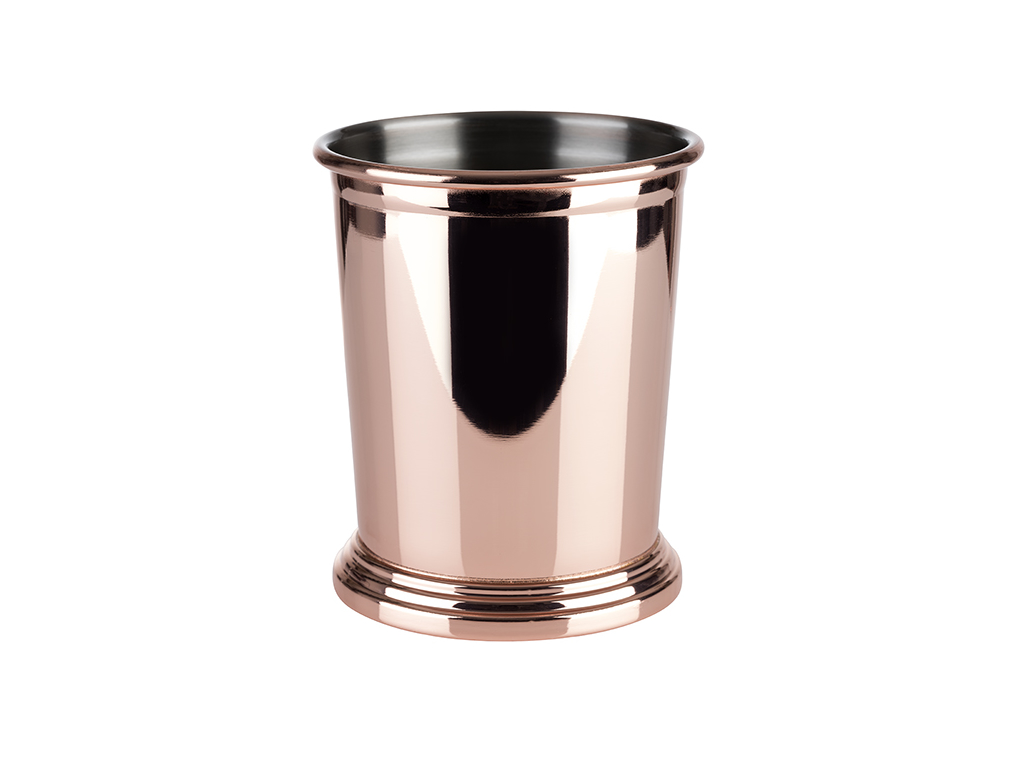 Cup without handle shiny copper Ø8.5 cm 35 cl