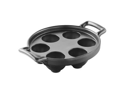 Snail Plate Belle Cuisine Black