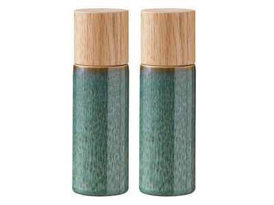 Salt & Pepper set 17 cm Green BITZ