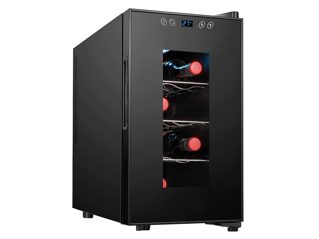 Black Wine Cooler 8 Bottles