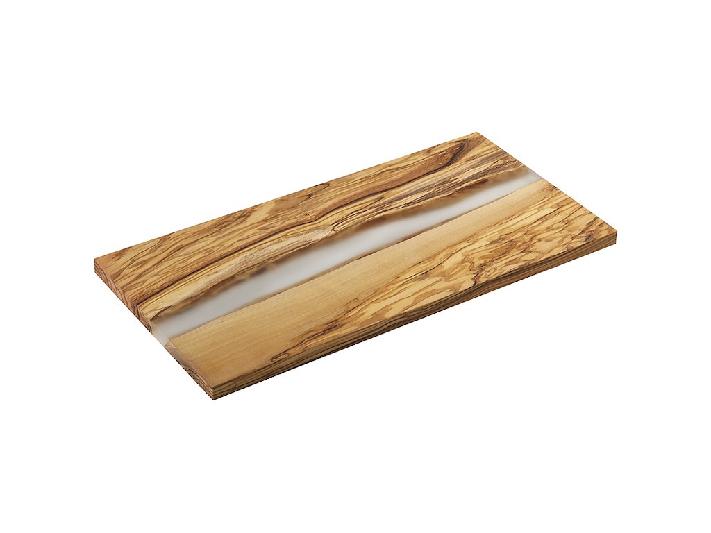 Serving Board - Olive Wood - Clear - 45x22x1.5cm