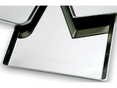 Tray stainless steel 40 x 30 cm