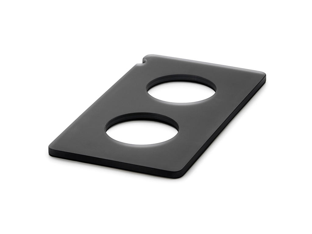 Tray for 2 Bottles 32.5x17.5 cm Anthracite A Scene