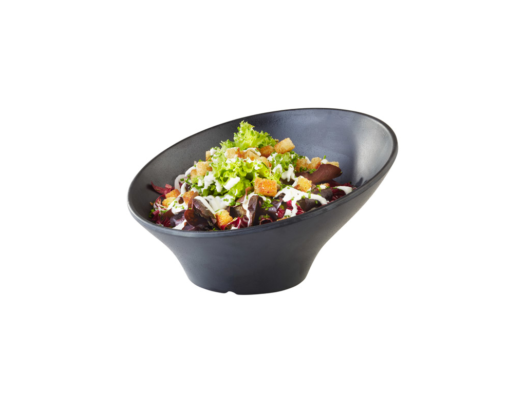 Melamine Bowl Black Ø 22.5 cm