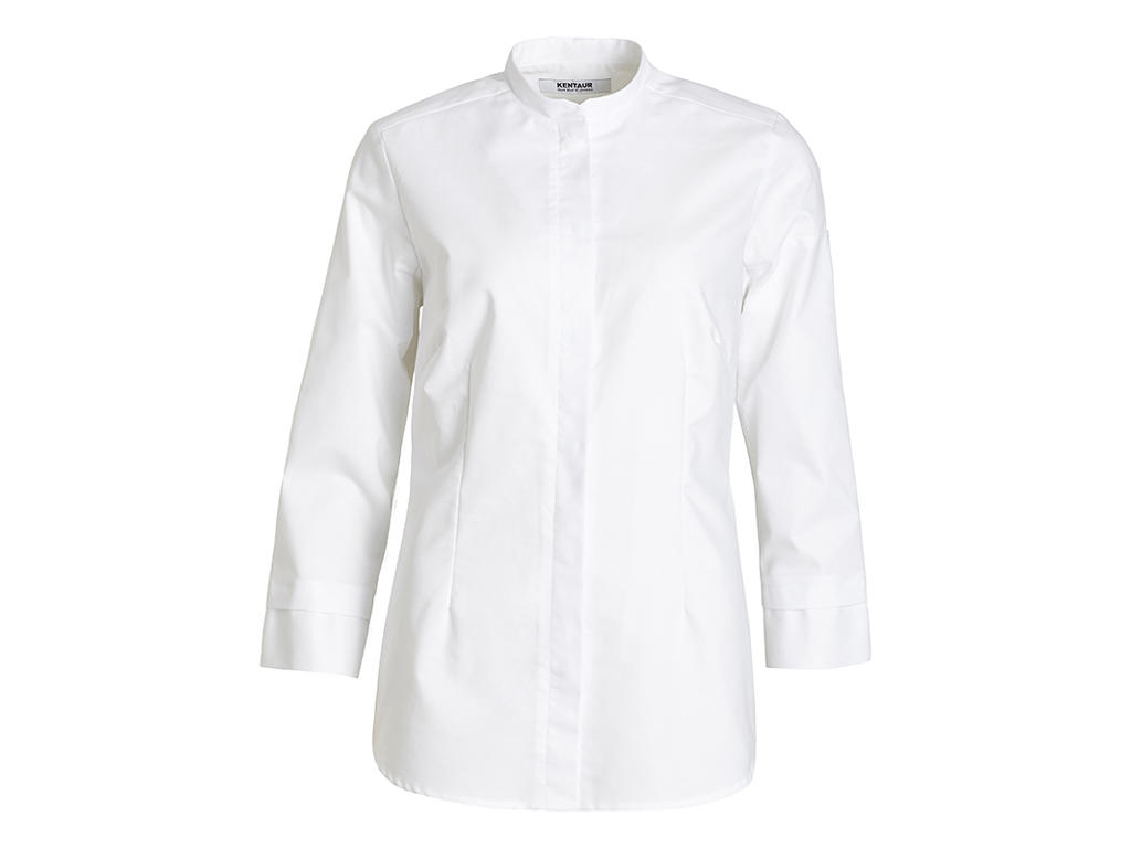 Kentaur Oxford Shirt White Woman 7/8 sleeve