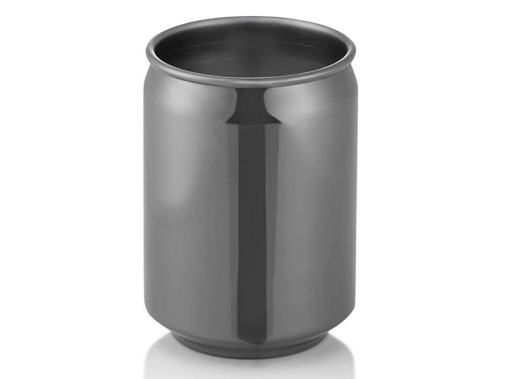 Mug w/o handle Straight 0.35 l Gray Nocturn Ø 7c