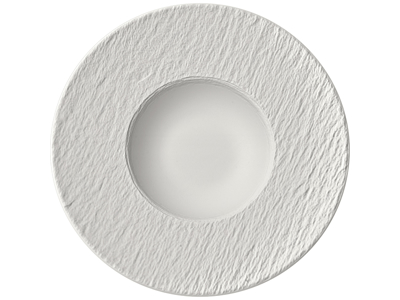 The Rock deep plate white Ø29/14 cm