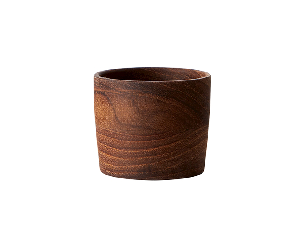 RAW Egg Cup 2-pack teak wood
