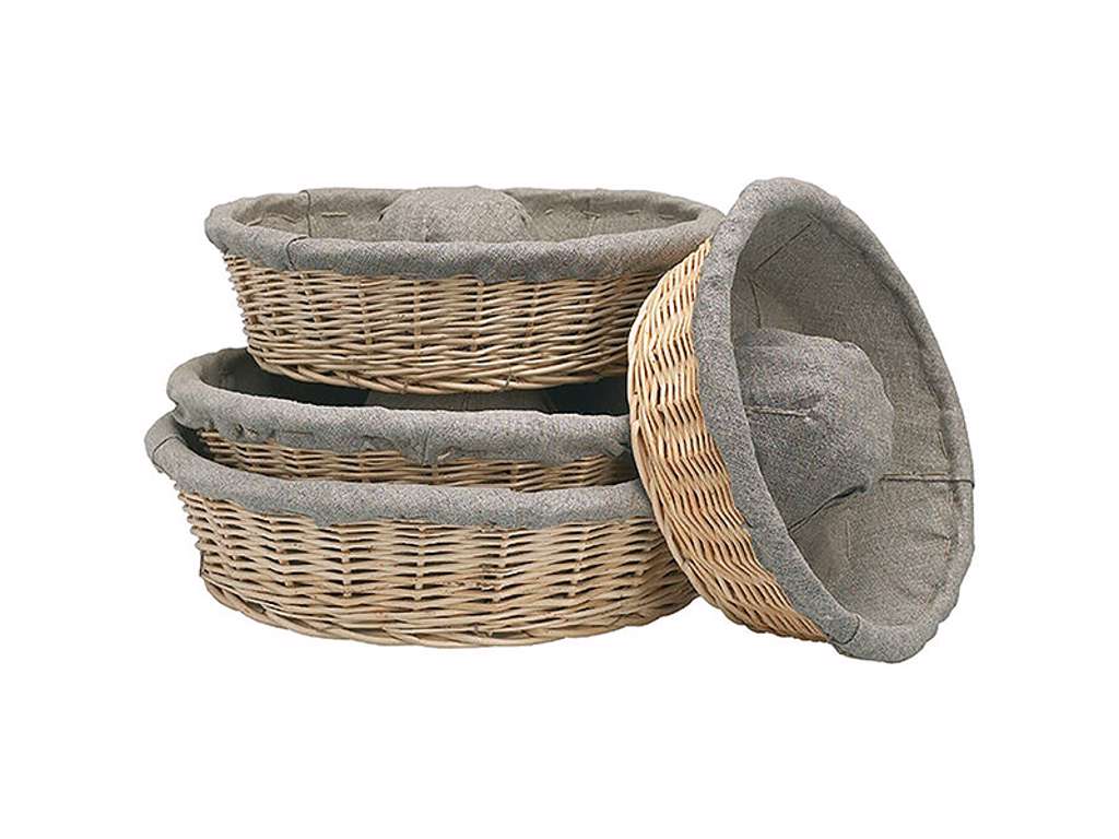 Rising Basket Round with Cloth Ø 26 cm 500 gr
