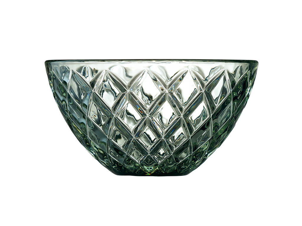 Bowl Sorrento 12 cm 4 pcs. Green Glass