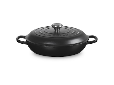 Matte Black Pot 30cm