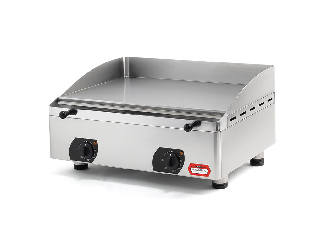 Griddle plate with chrome plate 600x530x305 mm