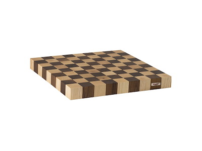 Cutting Board Checked Ash and Oak 40x40x4.5cm