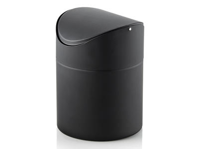 Trash can for table 1.2 liters Black
