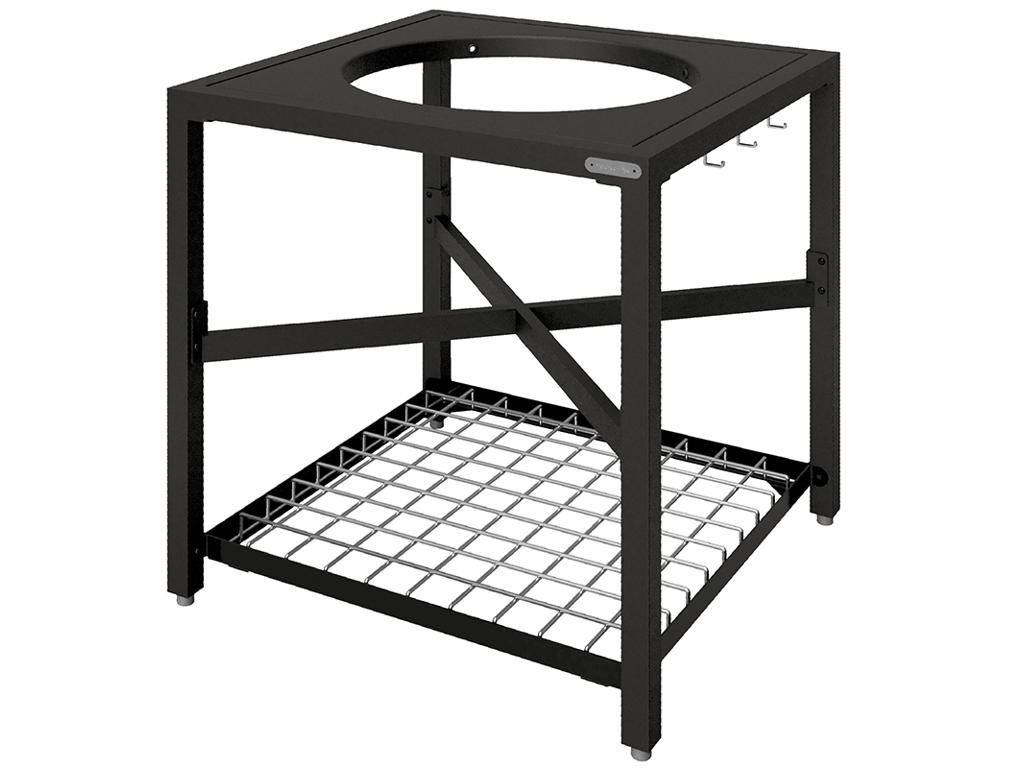 Table with steel grid shelf for BGE L