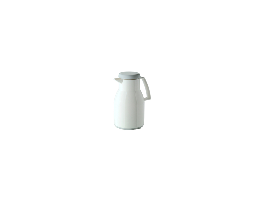 Thermal jug White 1ltr. dishwasher safe