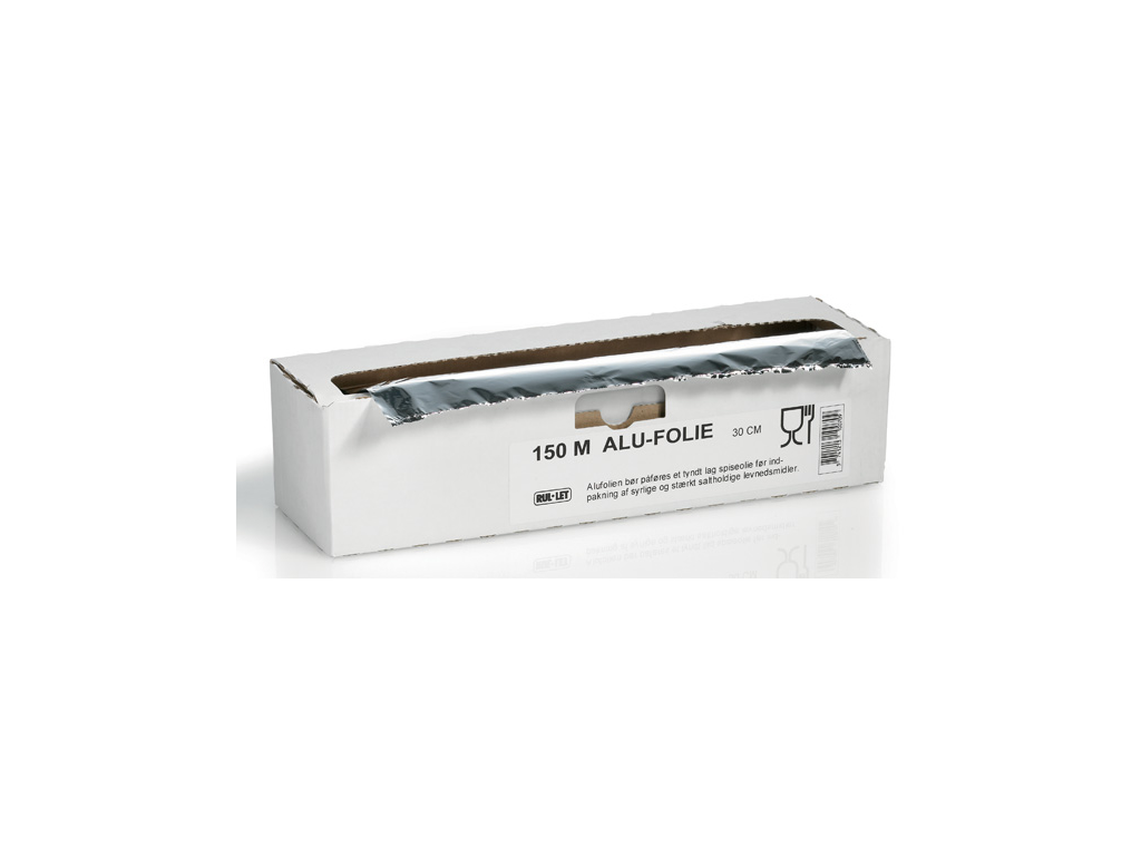 Aluminum foil 30 cm x 150 m in cutbox