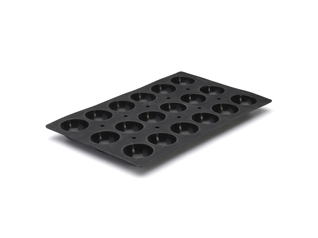 Baking mold Silicone 1/1 GN 18 half spheres