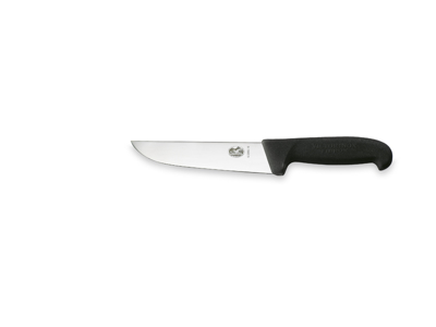 Butcher knife, 16 cm, Victorinox Fibrox, black