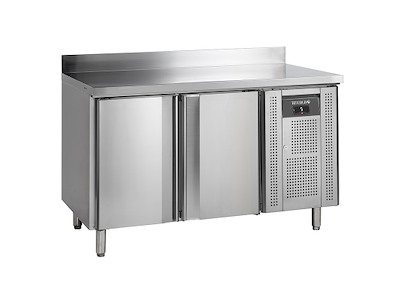 Refrigerated display case 2 doors with back edge GN1/1 190 ltr