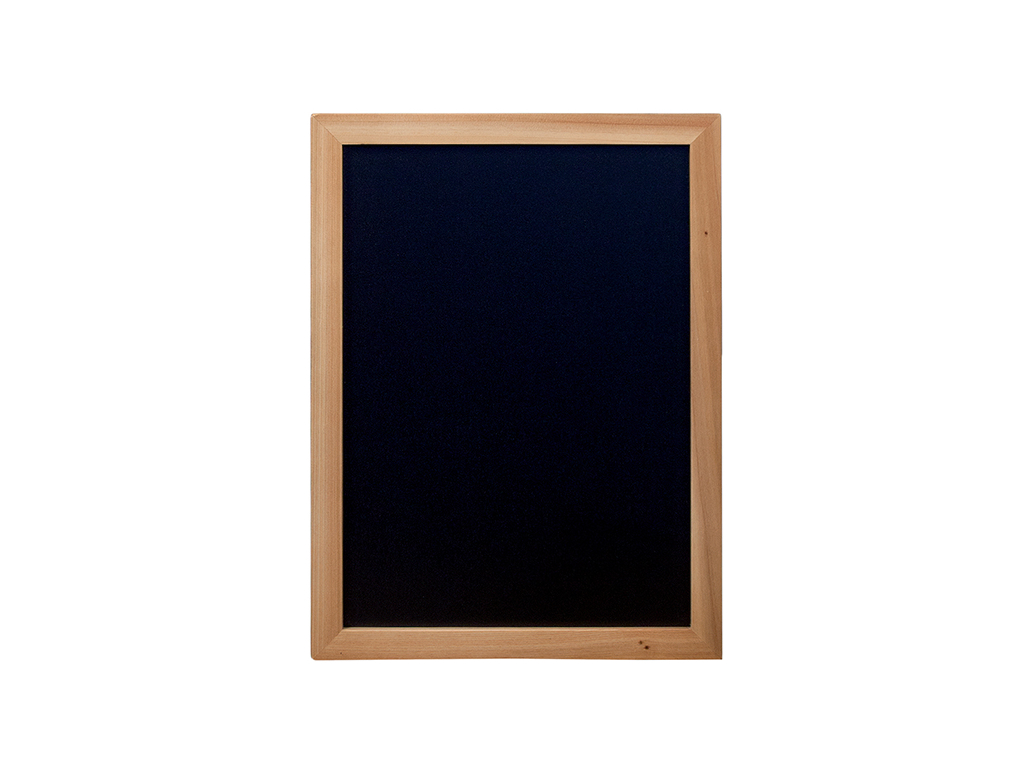 Board 30x40 cm teak lacquered wood frame