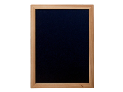 Board 30x40 cm teak lacquered wood frame