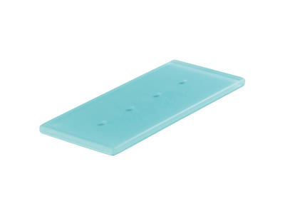 Tray 4 holes 24.5x10 cm Turquoise Mealplate