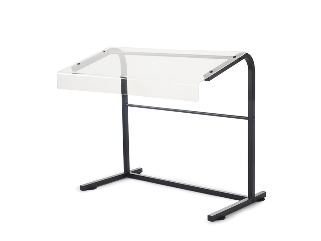 Buffet Stand 67x56 cm Matte black metal A Scene