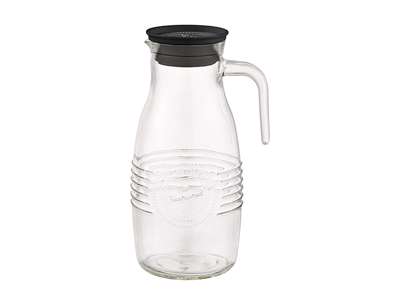 Glass jug with plastic lid 1.8L