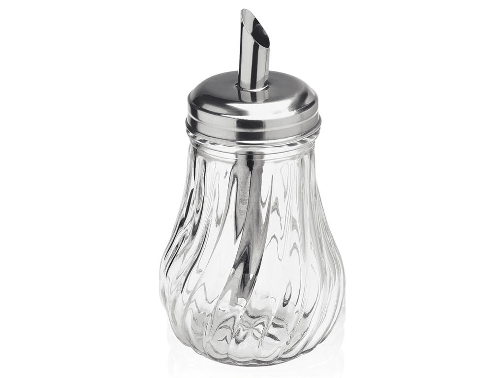 Sugar sprinkle box 210ml Glass/RF