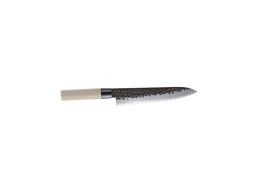 Chef's knife 24 cm Tojiro Hammered Black