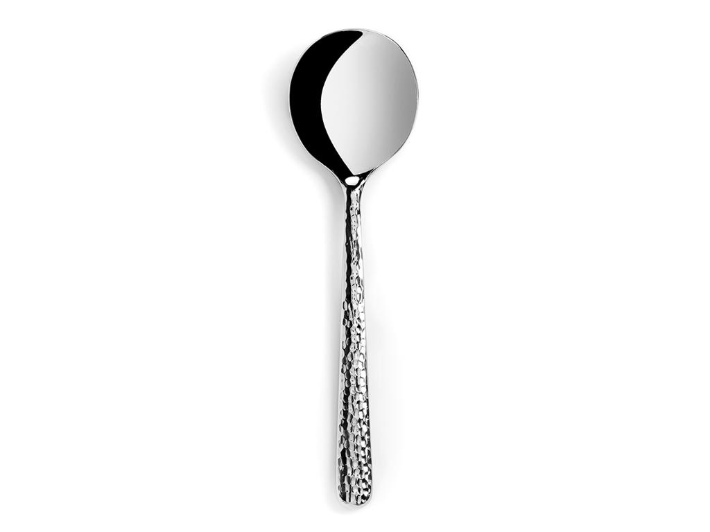 Soup Spoon Hammered 17 cm Stainless Steel Courchevel