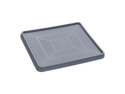 Lid for dishwashing trays gray 50x50 cm